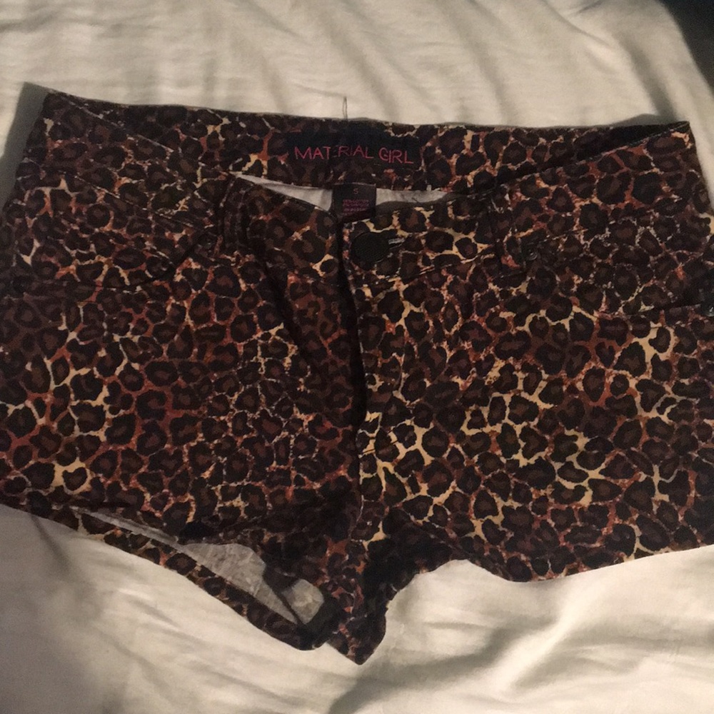 Leopard shorts
